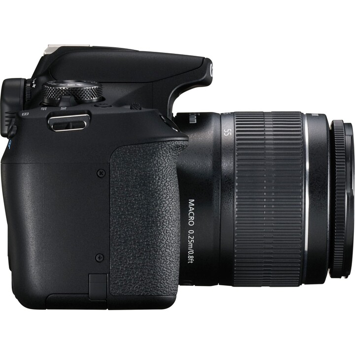 DIGITAL CAMERA CANON EOS 2000D 24.1 MPIXEL 3X ZOOM EF-S 18-55 BLACK