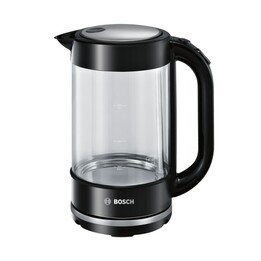 Bosch TWK70B03 bouilloire 1,7 L 2400 W Noir, Transparent