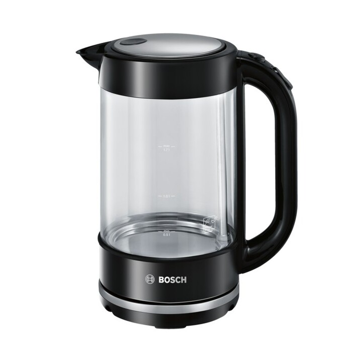Bosch TWK70B03 Wasserkocher 1,7 l 2400 W Schwarz , Transparent