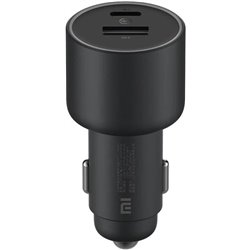 XIAOMI 67W Cargador de coche USB-A + TYPE C Negro