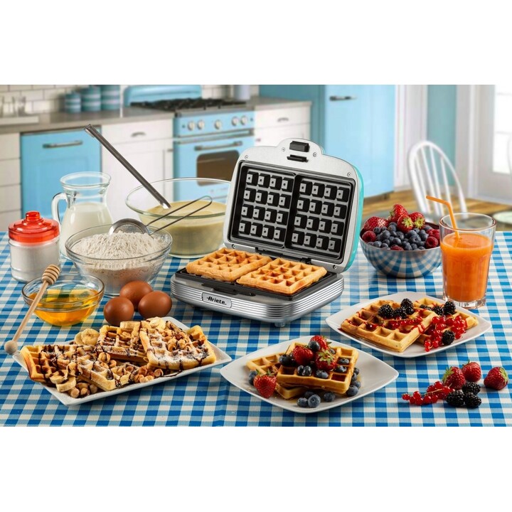 ARIETE Waffle Maker 1973/01 Partytime Waffle Maker 700 W Turquoise
