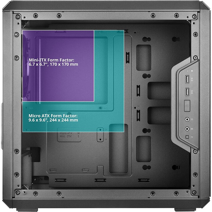 Cooler Master Masterbox Q300l Midi Tower Negro