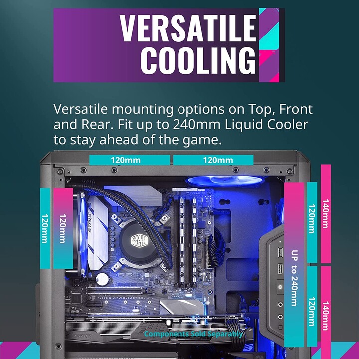 Cooler Master Masterbox Q300l Midi-Tower Schwarz
