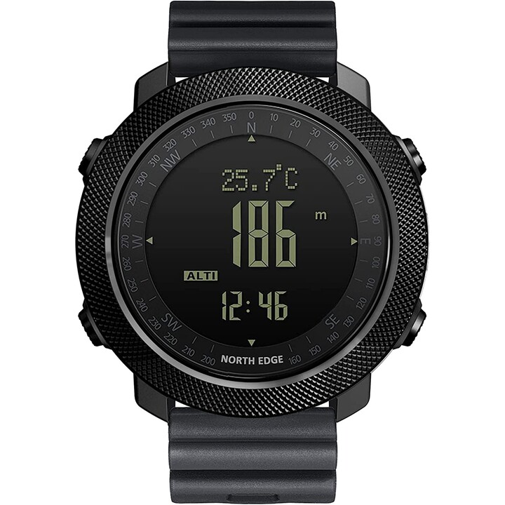 North Edge Apache com Pulseira de Silicone Preto