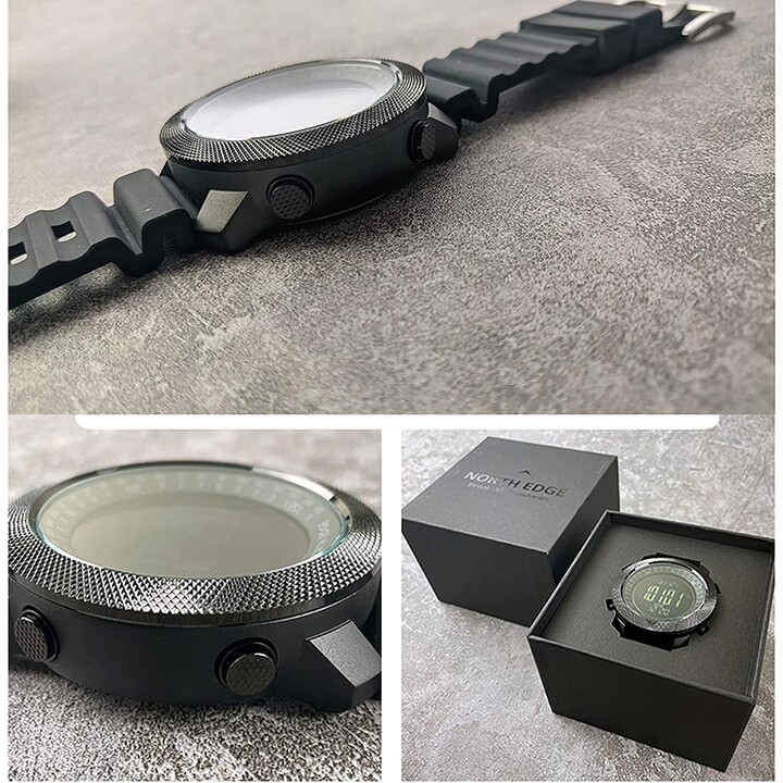 North Edge Apache avec Bracelet en Silicone Noir