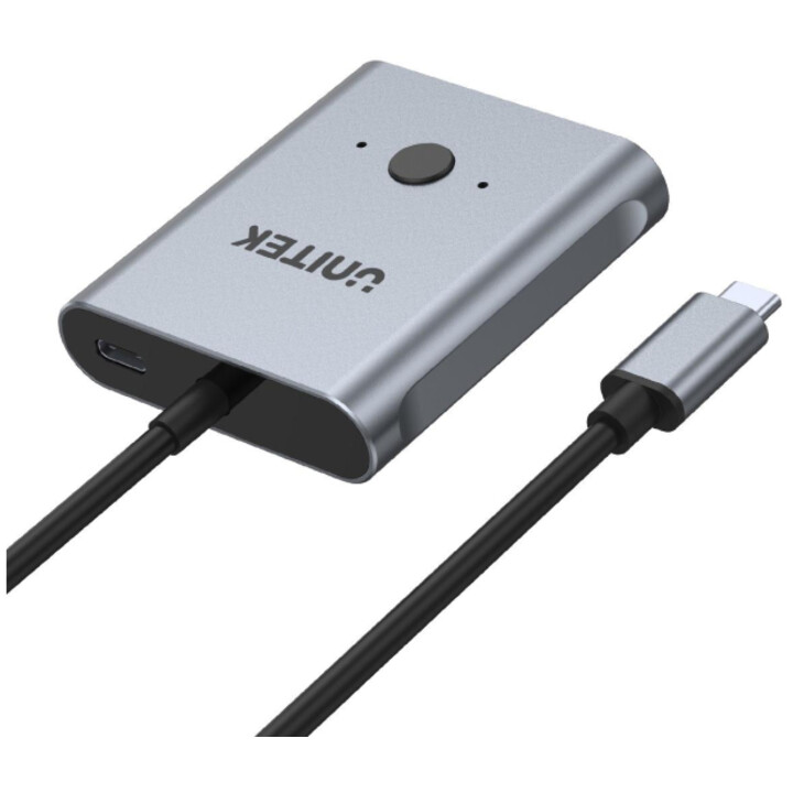 UNITEK SWITCH USB-C BIDIRECTIONAL, 4K 144HZ, PD