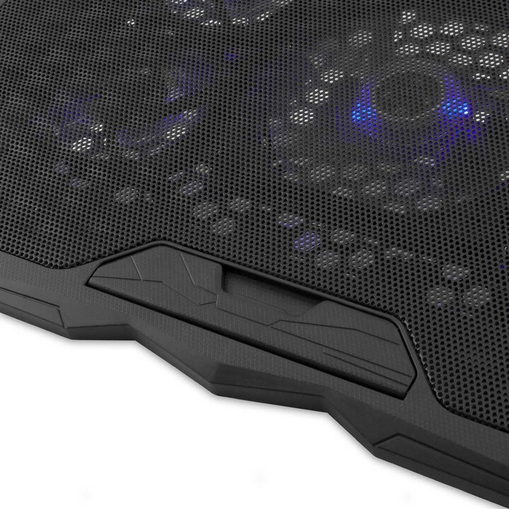 Stand/Portable Cooler 17.3'' Coolbox NCP17-V5 Black Blue LED