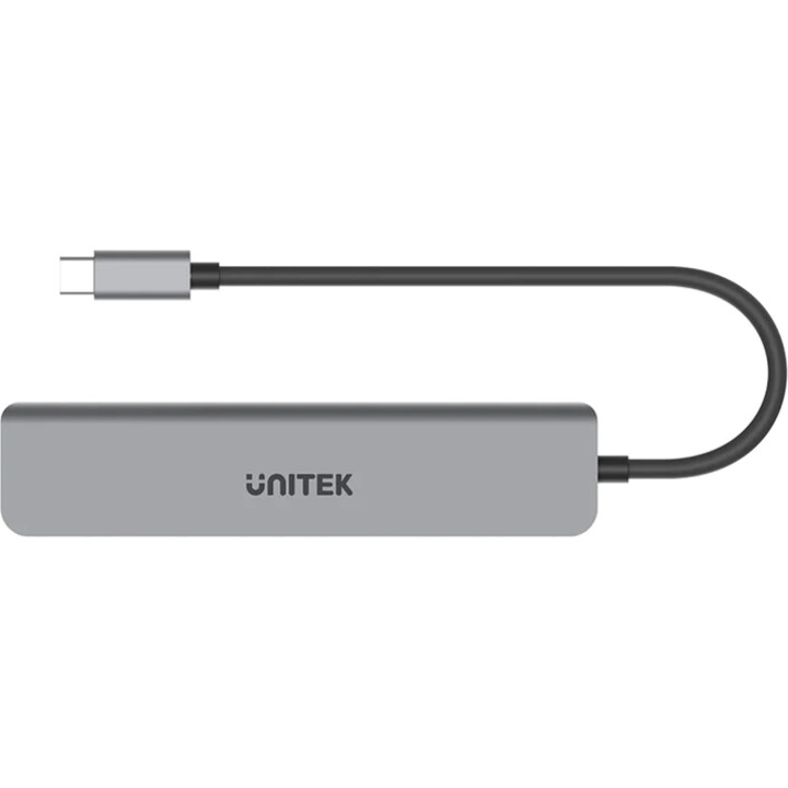 UNITEK HUB USB-C 7IN1, HDMI 4K, PD 100W, 5GBPS, ALU