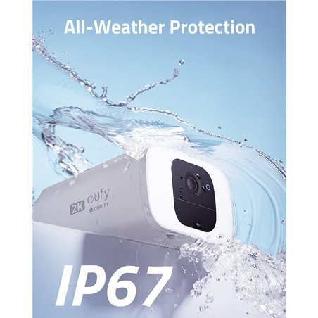 Caméra de surveillance vidéo Eufy SoloCam S40/Vision nocturne/Contrôle depuis APP