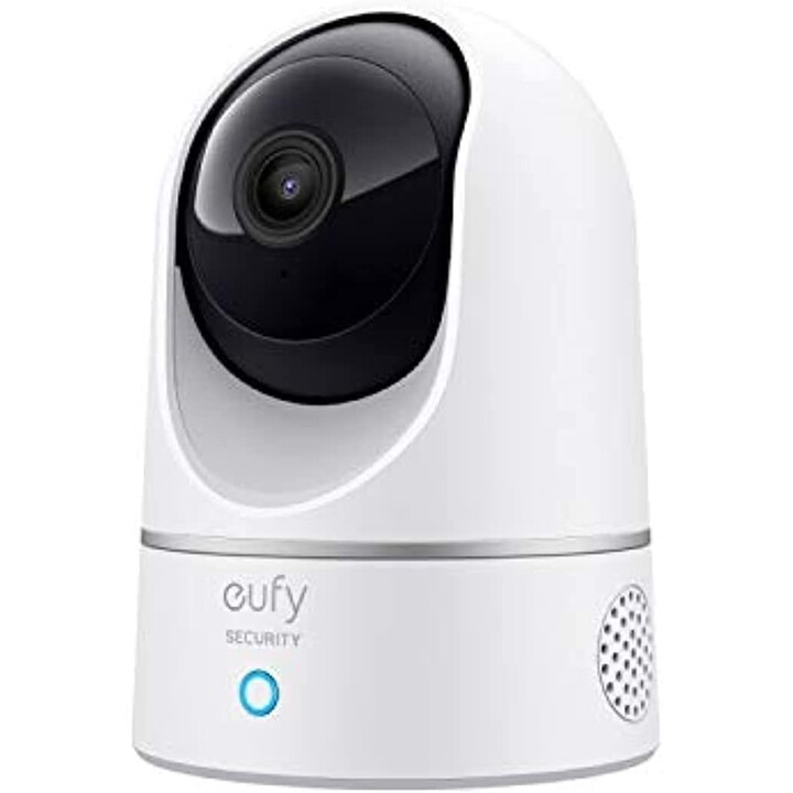Telecamera di videosorveglianza Eufy 2K Pan e Tilt/ 96º/ Visione notturna/ Controllo da APP