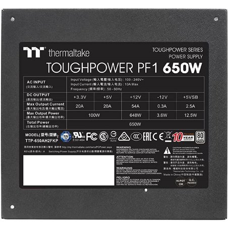 Thermaltake TOUGHPOWER PF1 650W Platinum