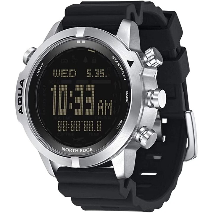 North Edge Aqua Nero - Orologio subacqueo