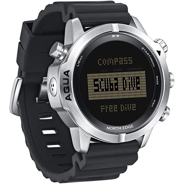 North Edge Aqua Nero - Orologio subacqueo
