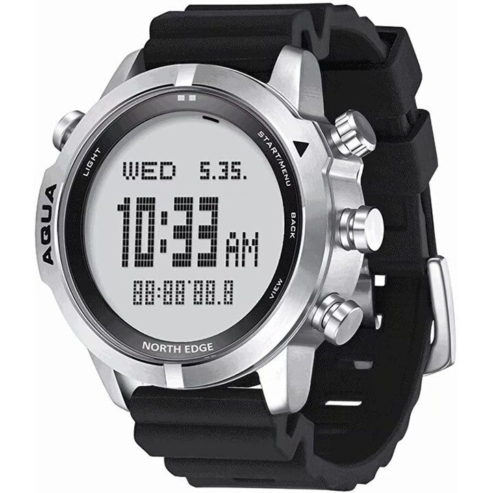 North Edge Aqua Blanc - Montre de Plongée