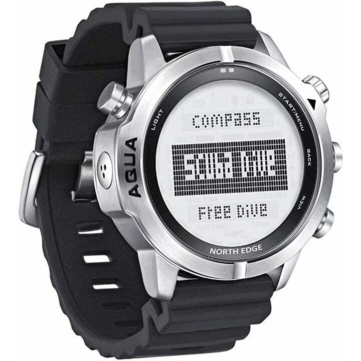 North Edge Aqua Blanc - Montre de Plongée
