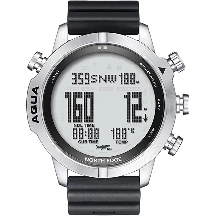 North Edge Aqua Blanc - Montre de Plongée