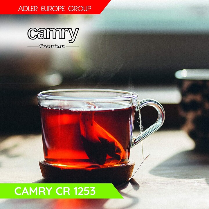 Camry CR 1253 Wasserkocher 1,7 l Edelstahl 2200 W