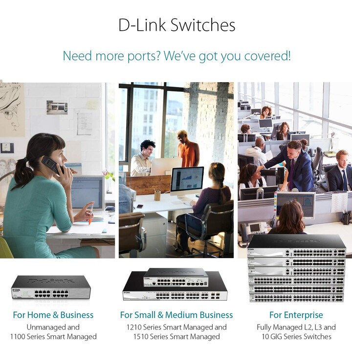 D-Link DGS-1510-52XMP - Switch Poe de 48 Puertos Gigabit