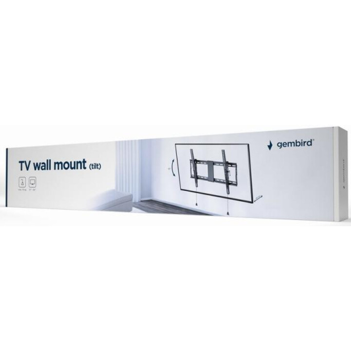 Gembird WM-80T-01 Soporte de pared para TV (inclinable), 37”-80” (70 kg)