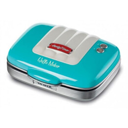 ARIETE Waffle Maker 1973/01 Partytime Gofrera 700 W Turquesa