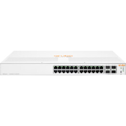 Switch Gigabit gerenciado HPE Aruba Instant On 1930 24G 4SFP+ (4x Gigabit SFP 1HE Rack 0dB sem ventoinha JL682A)