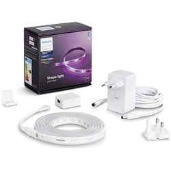 Tira LED Inteligente Philips Hue Ambiance Plus V4/ 2m/ Blanco y Color RGB/ 2000-6500 K/ Precisa Philips Hue Bridge