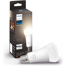 Philips Hue White A67 Smart Led Birne/ E27 Fassung/ 15,5 W/ 1600 Lumen/ 2700 K/ Genaue Philips Hue Bridge