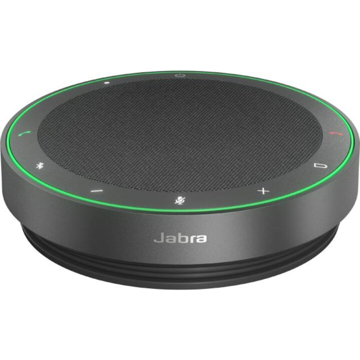 Viva-voz Jabra Speak2 75 UC (com fio USB-A+USB-C, adaptador Bluetooth USB-C)