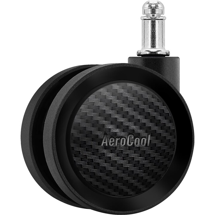 Aerocool CROWNASHBK, cadeira ergonômica para jogos, almofadas ajustáveis, tecnologia AeroWeave, preto