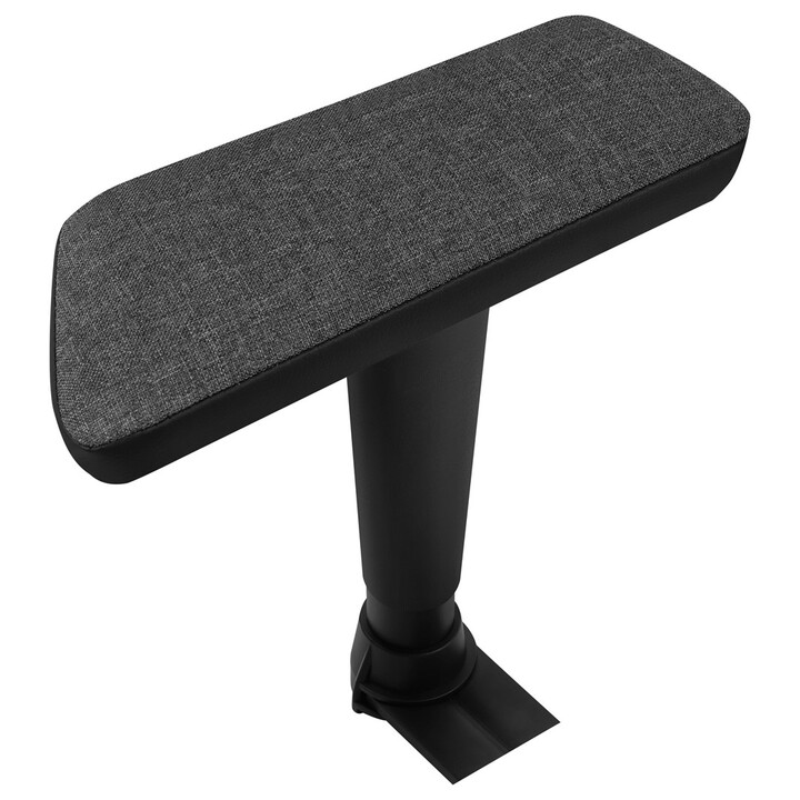 Aerocool CROWNASHBK, cadeira ergonômica para jogos, almofadas ajustáveis, tecnologia AeroWeave, preto