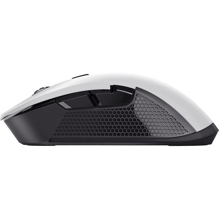 Trust Gaming GXT 923W YBAR Souris de jeu sans fil/Batterie rechargeable/Jusqu à 7200 DPI/Blanc