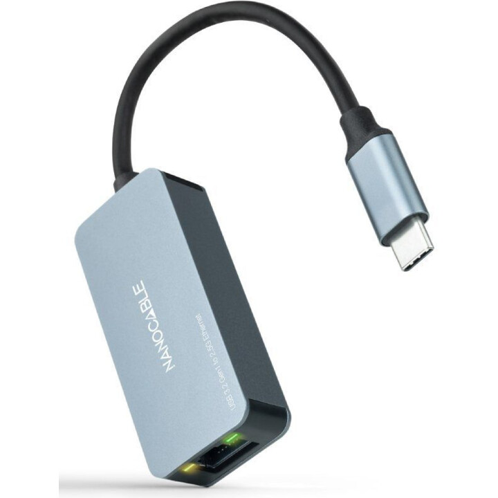 Adaptateur RJ45 Nanocâble 10.03.0410/ USB Type-C Mâle - RJ45 Femelle