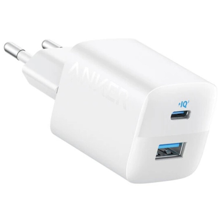Anker 323 Dual Port/ 1xUSB-A/ 1xUSB Type-C/ 33W Carregador de parede