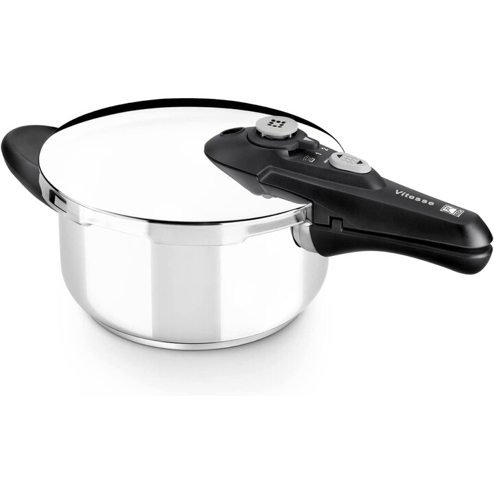 Pentola a pressione Bra Vitesse A185101/ Ø22cm/ 4L/ Acciaio inossidabile/ Adatto per induzione