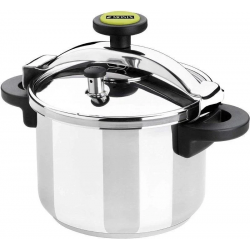 Panela de Pressão Monix Classica M530001/ Ø22cm/ 4L/ Aço Inox/ Adequado para Indução MONIX - 1