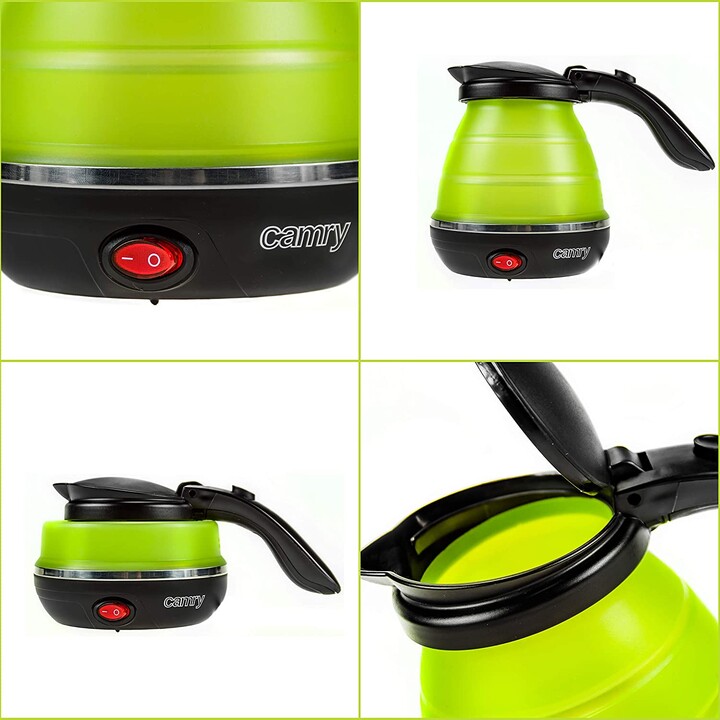 Adler CR 1265 electric kettle 0.5 L Black, Green 750 W