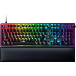 Teclado Razer Huntsman V2 (interruptor óptico de clic, con cable, USB, diseño alemán, RGB)