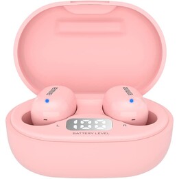 Fones de ouvido Aiwa EBTW-150 Bluetooth com estojo carregador/ Autonomia 3h/ Rosa