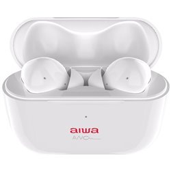 Aiwa EBTW-888ANC Bluetooth headphones with charging case/ 4h autonomy/ White