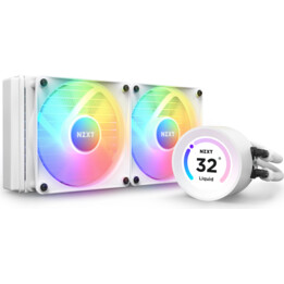 Tela LCD NZXT Kraken Elite 240 RGB branca