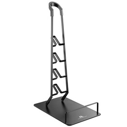 Maclean MC-905 Soporte de pie para aspiradora inalámbrica y accesorios, negro