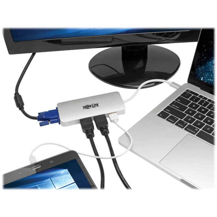 USB-C-Dock, dreifaches Display – HDMI,