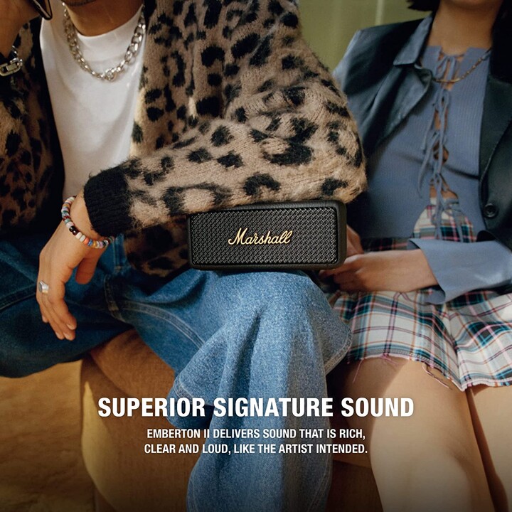 Marshall Emberton II Bluetooth Speaker Black