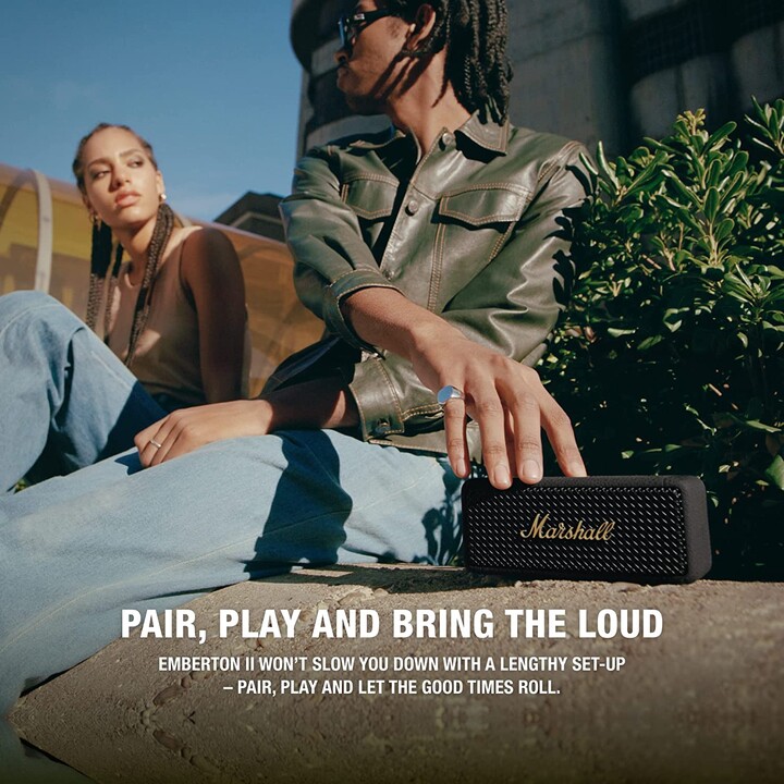 Marshall Emberton II Bluetooth Speaker Black