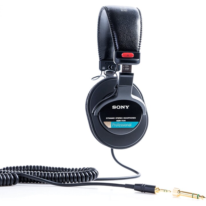 Sony MDR7506 Cuffie e cuffie Cuffie cablate con fascia per la testa Stage/Studio nere