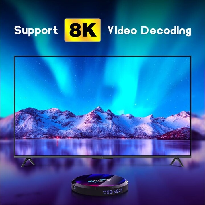 H96 MAX RK3528 4 Go/64 Go Android 13 Noir – Android TV