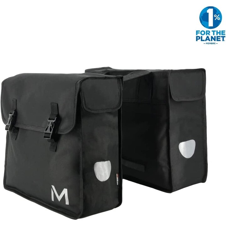 MOBILIS Bike Double Pannier Doppel-Fahrradtasche 2x15L schwarz