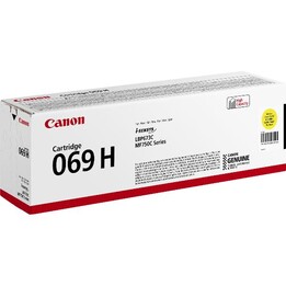 Canon 069H Cartucho de tóner amarillo de alta capacidad