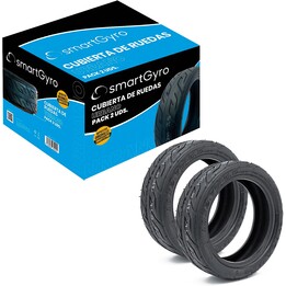 SmartGyro Pack 2 Cubiertas para Patines Tubeless Compatible con Speedway Rockway y Crossover