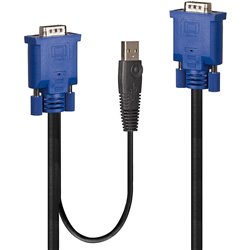 Cabo kvm e usb combinado de 1m